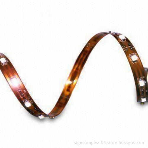 Flexible LED Strip with 15W Max. Power Consumption and 12V DC Working Voltage